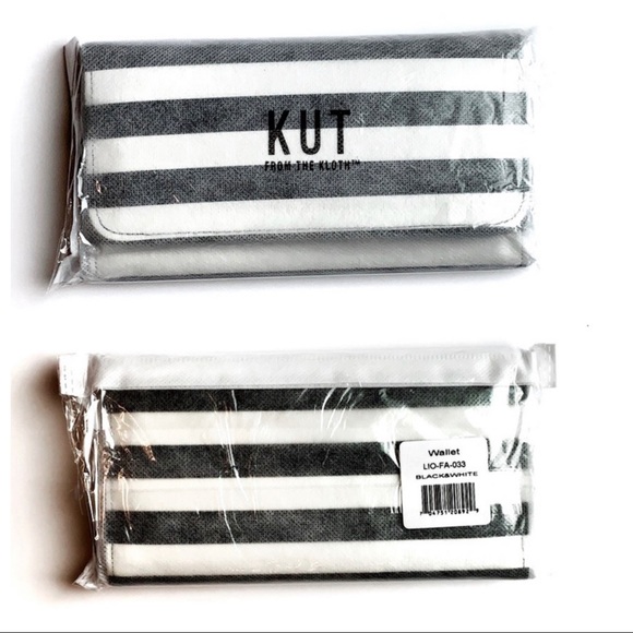 🆕 Slim Striped Wallet - Picture 2 of 4